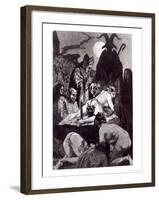 Black Mass, 1911-Martin Van Maele-Framed Giclee Print