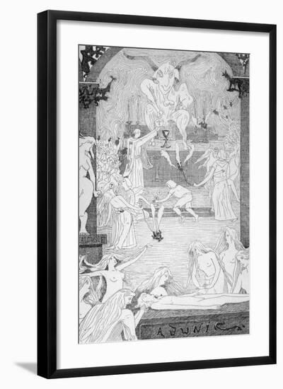 Black Mass-Henry De Malvost-Framed Art Print