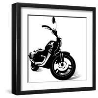 Black Monster-sababa66-Framed Art Print