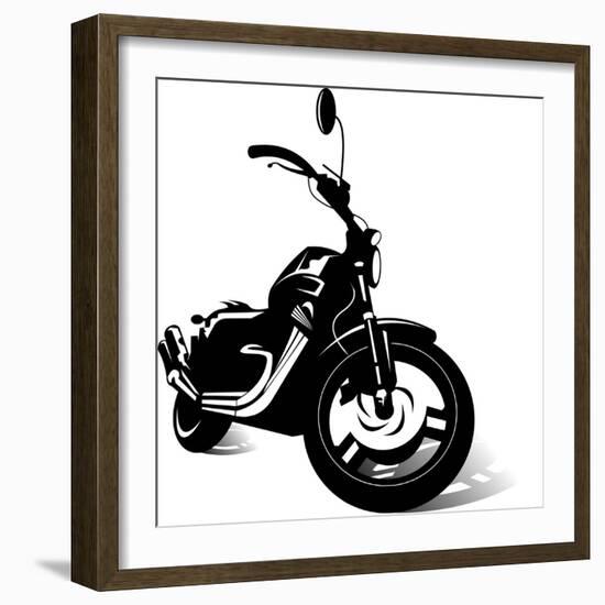 Black Monster-sababa66-Framed Art Print