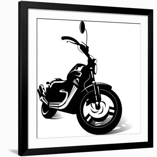 Black Monster-sababa66-Framed Art Print