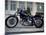 Black Motorcycle-null-Mounted Photographic Print
