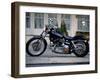 Black Motorcycle-null-Framed Photographic Print