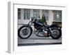 Black Motorcycle-null-Framed Photographic Print