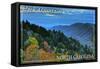 Black Mountain, North Carolina - Day-Lantern Press-Framed Stretched Canvas