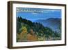 Black Mountain, North Carolina - Day-Lantern Press-Framed Art Print