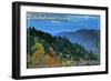 Black Mountain, North Carolina - Day-Lantern Press-Framed Art Print