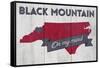 Black Mountain, North Carolina - on My Mind-Lantern Press-Framed Stretched Canvas