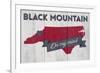 Black Mountain, North Carolina - on My Mind-Lantern Press-Framed Art Print