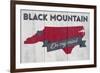 Black Mountain, North Carolina - on My Mind-Lantern Press-Framed Art Print