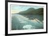 Black Mountain on Lake George, New York-null-Framed Art Print