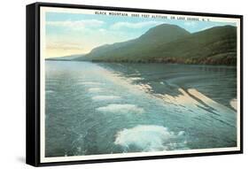 Black Mountain on Lake George, New York-null-Framed Stretched Canvas