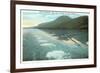 Black Mountain on Lake George, New York-null-Framed Premium Giclee Print