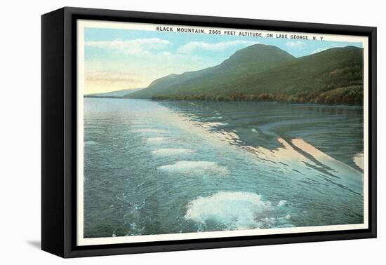 Black Mountain on Lake George, New York-null-Framed Stretched Canvas