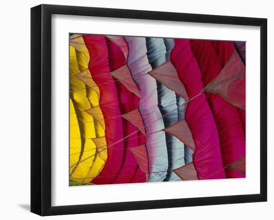 Black Mountains, Paragliding Canopy, the Black Mountains, South Wales, England-Paul Harris-Framed Premium Photographic Print