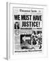 Black Muslim Newspaper, 'Muhammad Speaks', Emphasizes African Americans Abuse, Jun 21, 1963-null-Framed Photo