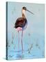 Black Neck Stilt III-Nancy LaBerge Muren-Stretched Canvas