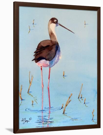 Black Neck Stilt III-Nancy LaBerge Muren-Framed Art Print