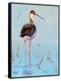 Black Neck Stilt III-Nancy LaBerge Muren-Framed Stretched Canvas