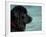 Black Newfoundland Dog Near Water-Adriano Bacchella-Framed Photographic Print