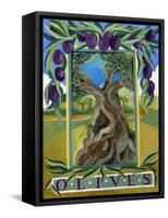 Black Olives, 2014-Jennifer Abbott-Framed Stretched Canvas
