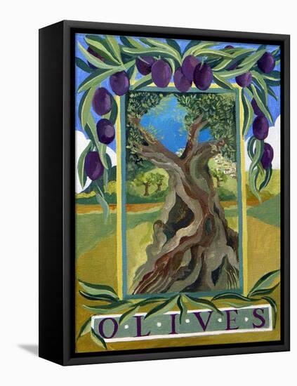 Black Olives, 2014-Jennifer Abbott-Framed Stretched Canvas