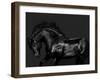 Black on Black-Samantha Carter-Framed Art Print