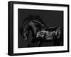 Black on Black-Samantha Carter-Framed Art Print