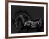 Black on Black-Samantha Carter-Framed Art Print