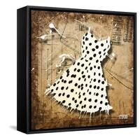 Black on White-Roderick E. Stevens-Framed Stretched Canvas