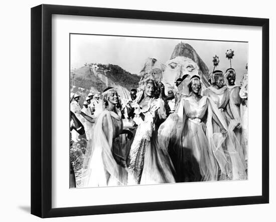 Black Orpheus, Brazilian Carnival Band, 1959-null-Framed Photo