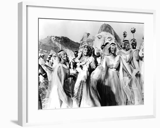 Black Orpheus, Brazilian Carnival Band, 1959-null-Framed Photo