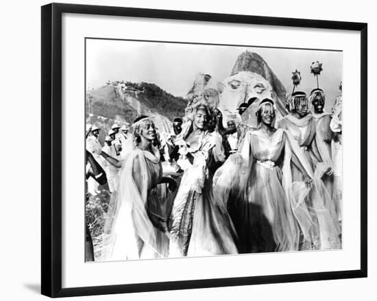 Black Orpheus, Brazilian Carnival Band, 1959-null-Framed Photo