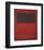 Black over Reds [Black on Red], 1957-Mark Rothko-Framed Art Print