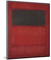 Black over Reds [Black on Red], 1957-Mark Rothko-Mounted Art Print