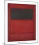 Black over Reds [Black on Red], 1957-Mark Rothko-Mounted Art Print