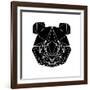 Black Panda-Lisa Kroll-Framed Art Print