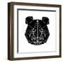 Black Panda-Lisa Kroll-Framed Art Print