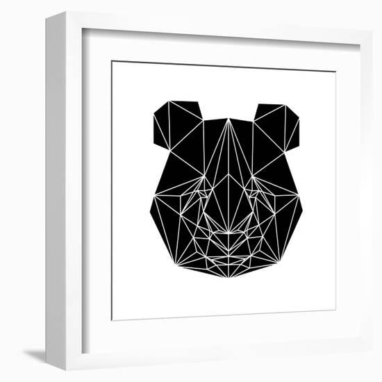 Black Panda-Lisa Kroll-Framed Art Print