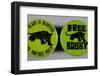 Black Panther Buttons-David J. Frent-Framed Photographic Print