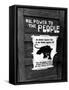 Black Panther Sign, 1970-null-Framed Stretched Canvas