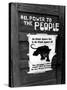 Black Panther Sign, 1970-null-Stretched Canvas