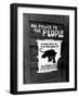 Black Panther Sign, 1970-null-Framed Photo