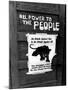 Black Panther Sign, 1970-null-Mounted Photo