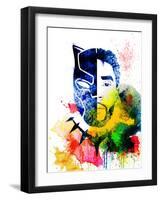 Black Panther Watercolor I-Jack Hunter-Framed Art Print