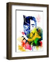 Black Panther Watercolor I-Jack Hunter-Framed Art Print