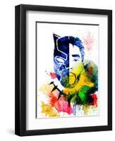 Black Panther Watercolor I-Jack Hunter-Framed Art Print