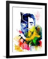 Black Panther Watercolor I-Jack Hunter-Framed Art Print