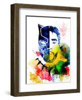 Black Panther Watercolor I-Jack Hunter-Framed Premium Giclee Print