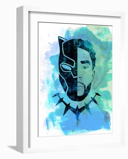 Black Panther Watercolor-Jack Hunter-Framed Art Print